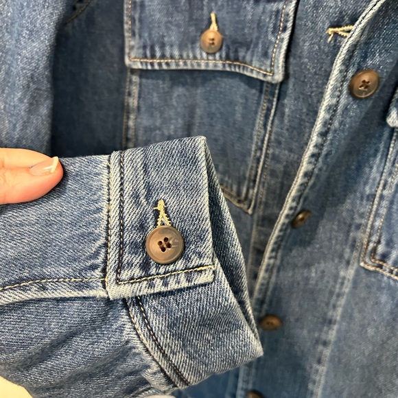 ANTHROPOLOGIE DEAR JOHN DENIM JACKET XL - Picture 4 of 11